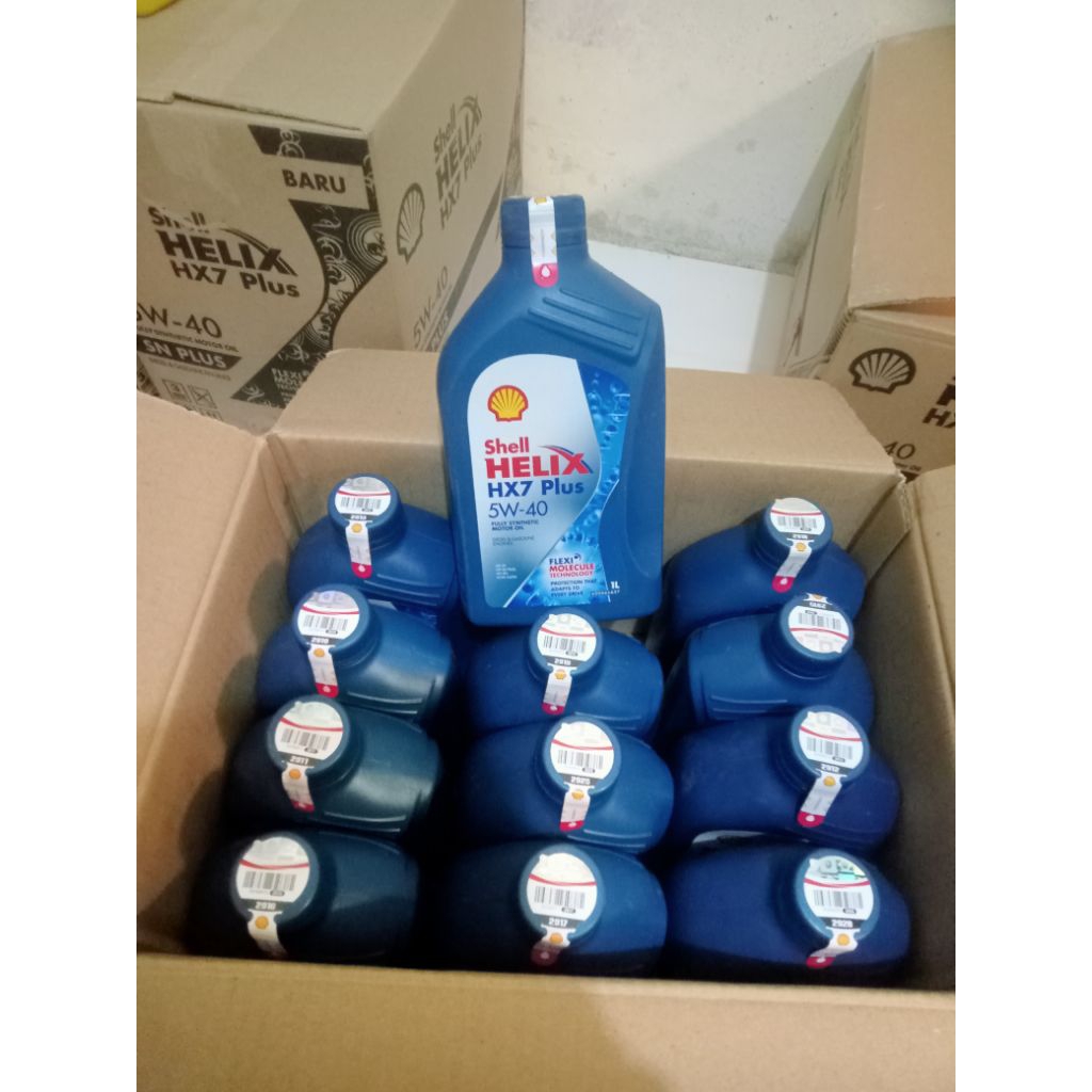 Oli Motor Shell helix hk7 plus 5W-40 1liter