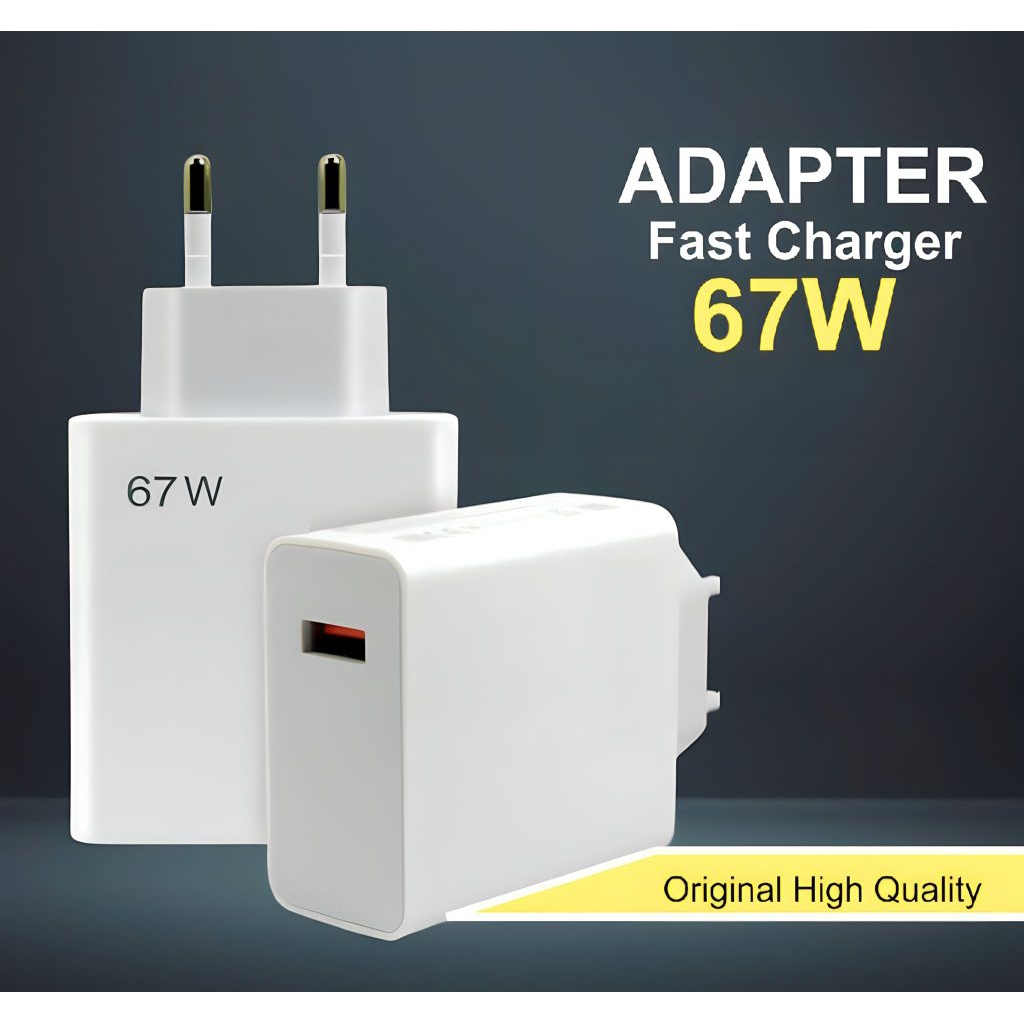 Kepala Charger 67W Fast Charging | Charger Cepat 1 Port USB-C UE