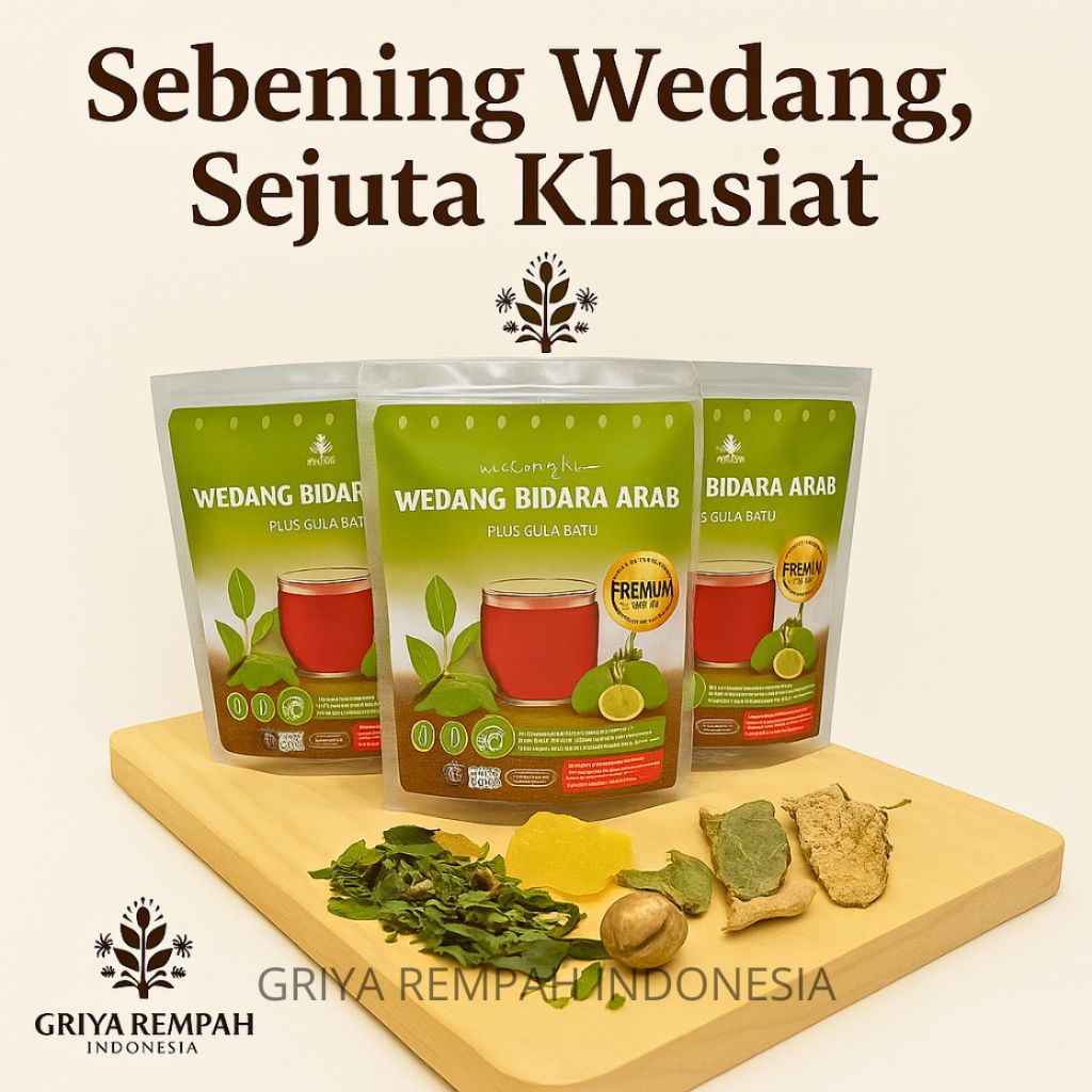 

WEDANG BIDARA ARAB Ramuan Teh Rempah Herbal Kering Premium Plus Gula Batu Minuman Sehat Tradisional Siap Rebus