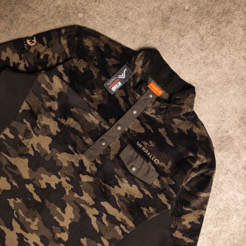 Baselayer MERRELL [NYB345] Bahan Softshell Untuk Olahraga Outdoor Mendaki Gunung Hiking Dan Climbing