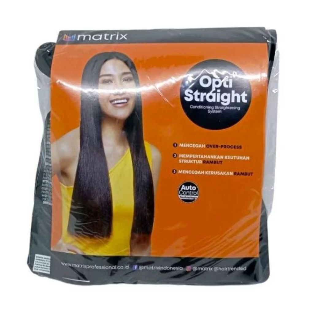 MATRIX Opti Straight Sachet 125ml x 2 (Step 1 dan Step 2) Pelurus Smoothing Rambut