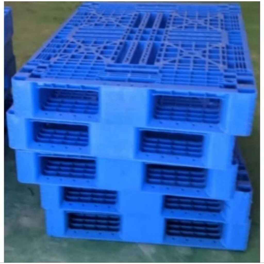 

palet pelastik bekas seperti baru ukuran 120x80x15 1 kali pakek