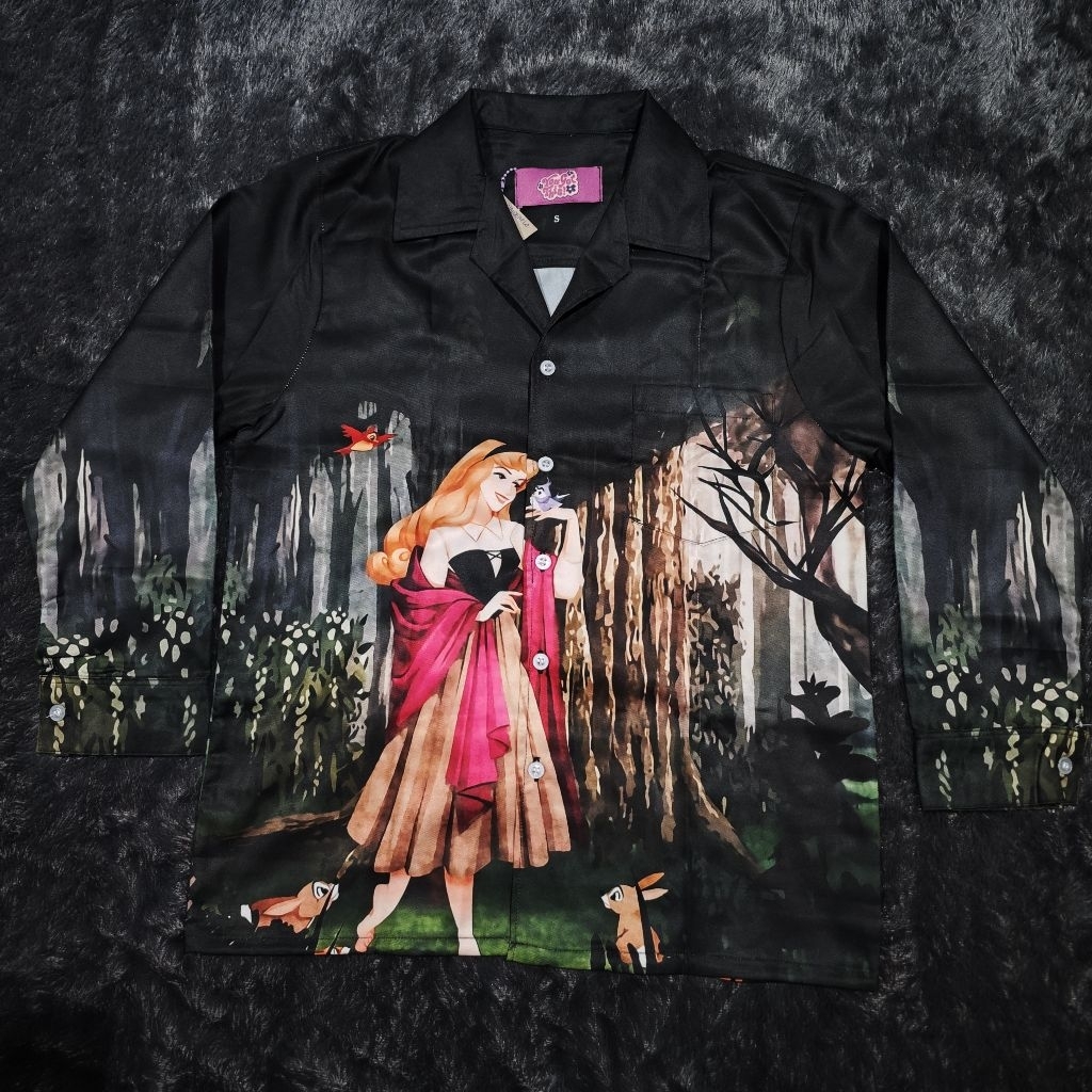 Kemeja Wanita Oversize Pattern Abstract