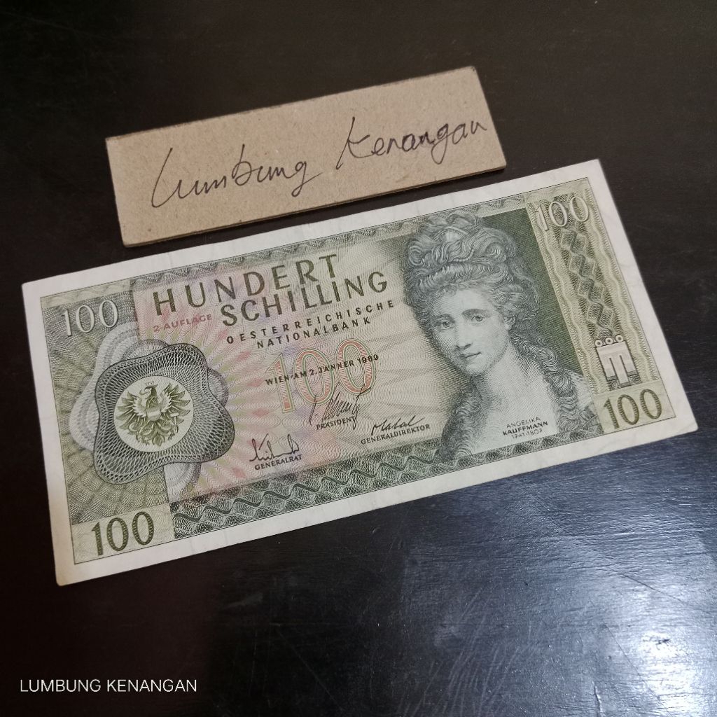 UA-11LK uang asing Austria 100 Schilling