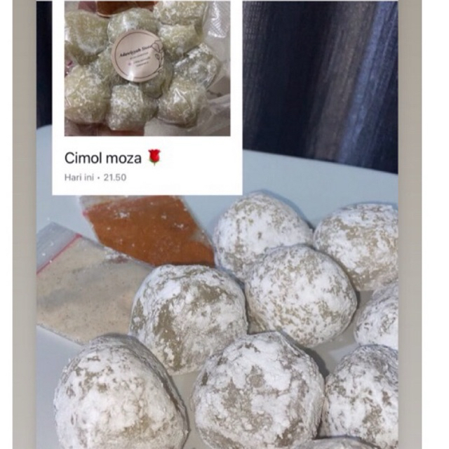 

Frozeen food CIMOL MOZA Dawiyyah Store kemasan bervacum