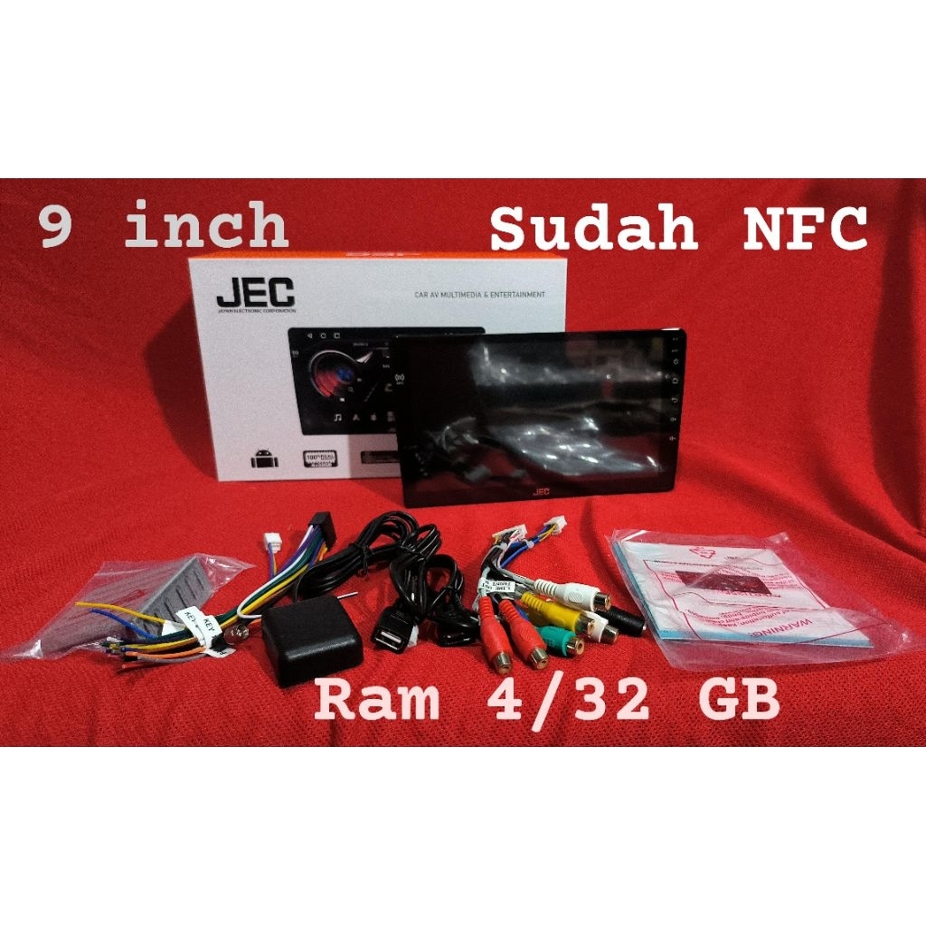 Head unit Android JEC Shisshio 9inch Ram 4/32 NFC_ATIK AUDIO