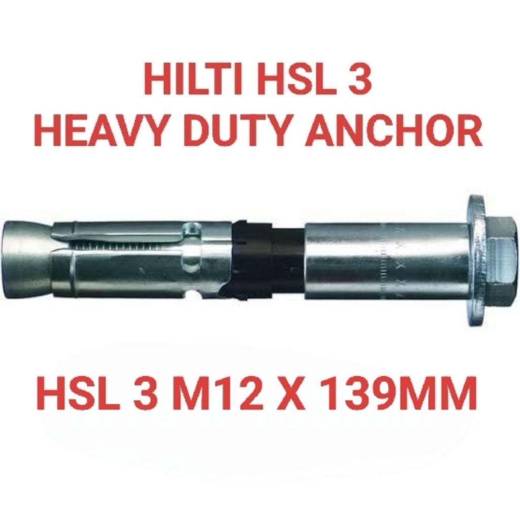 HILTI HSL 3 M12 X 139MM HEAVY DUTY ANCHOR