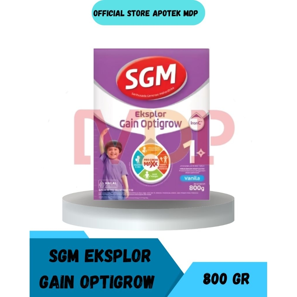 

SGM Eksplor Gain Optigrow 1 Vanilla Susu Bubuk 800 gr