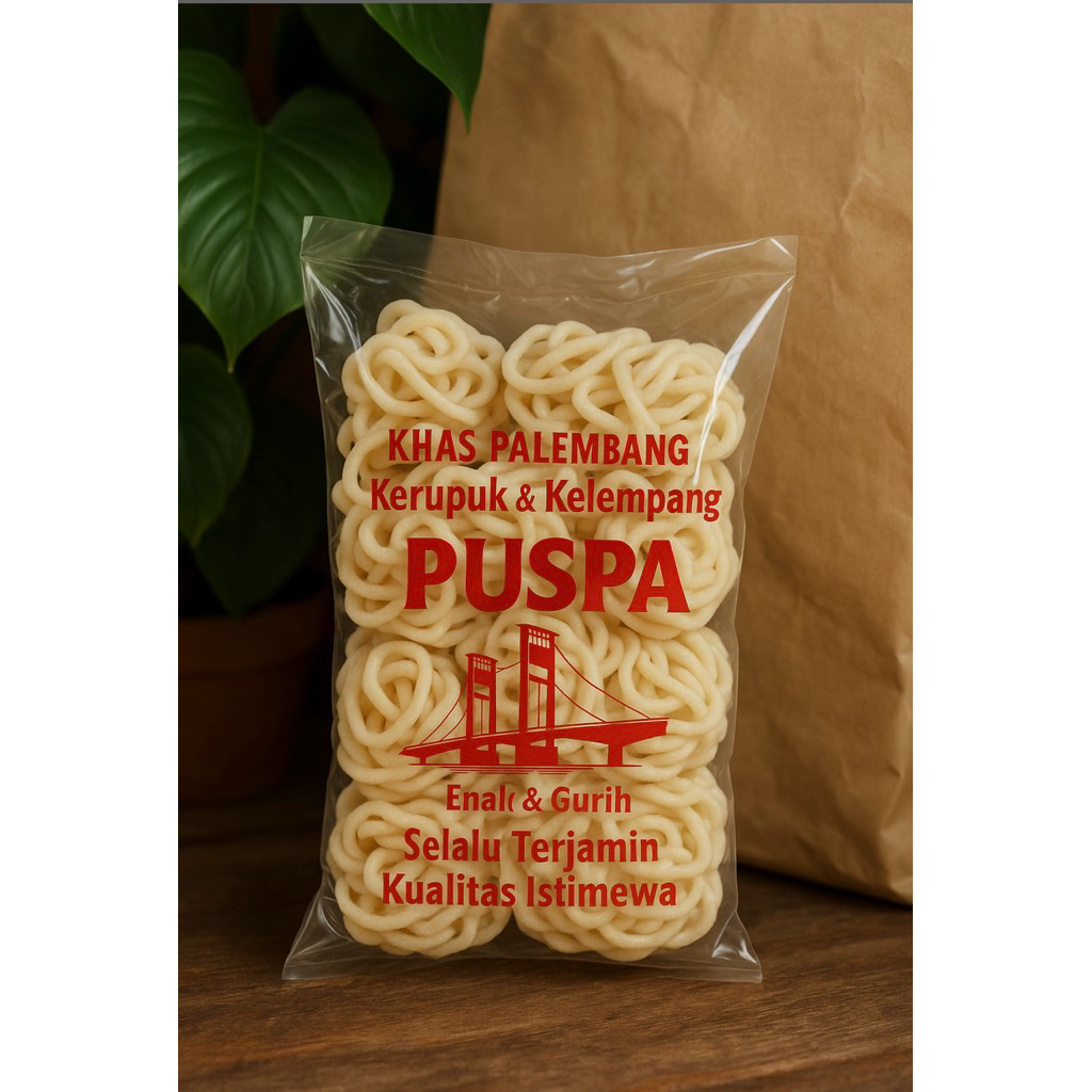 

Kerupuk & Kelempang PUSPA Kerupuk Super Sanggul Mini 250gr