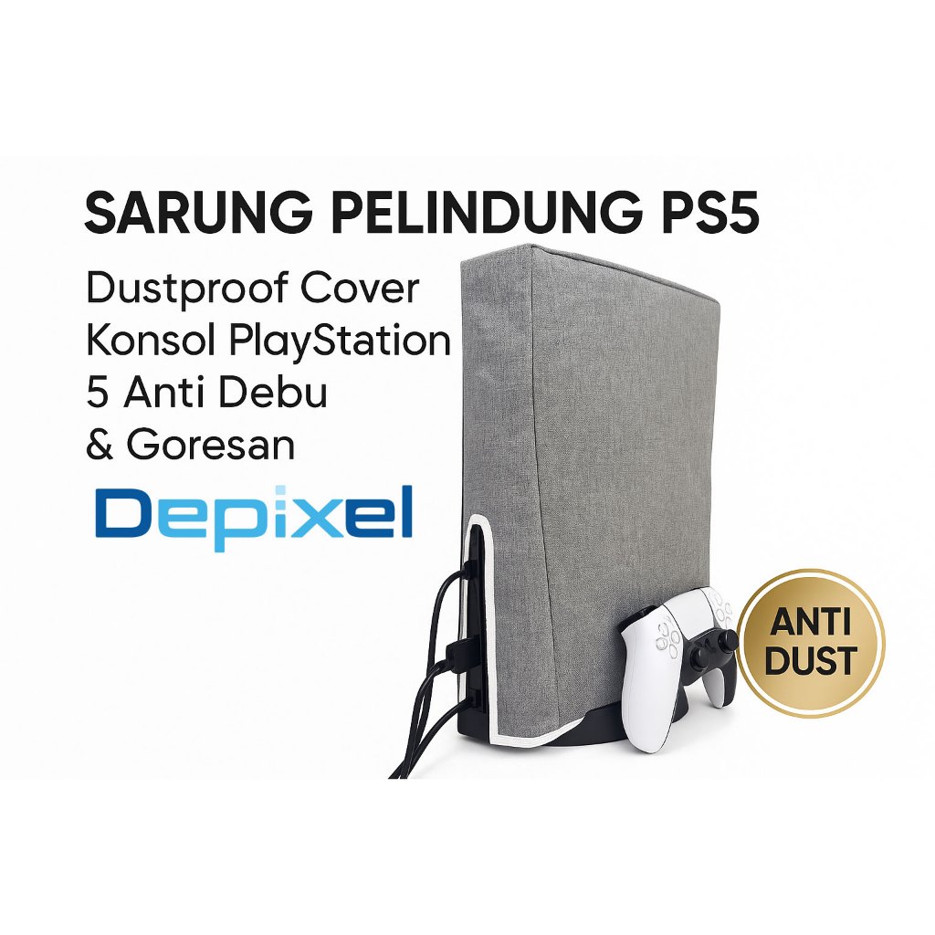 Sarung Pelindung PS5 – Dustproof Cover K