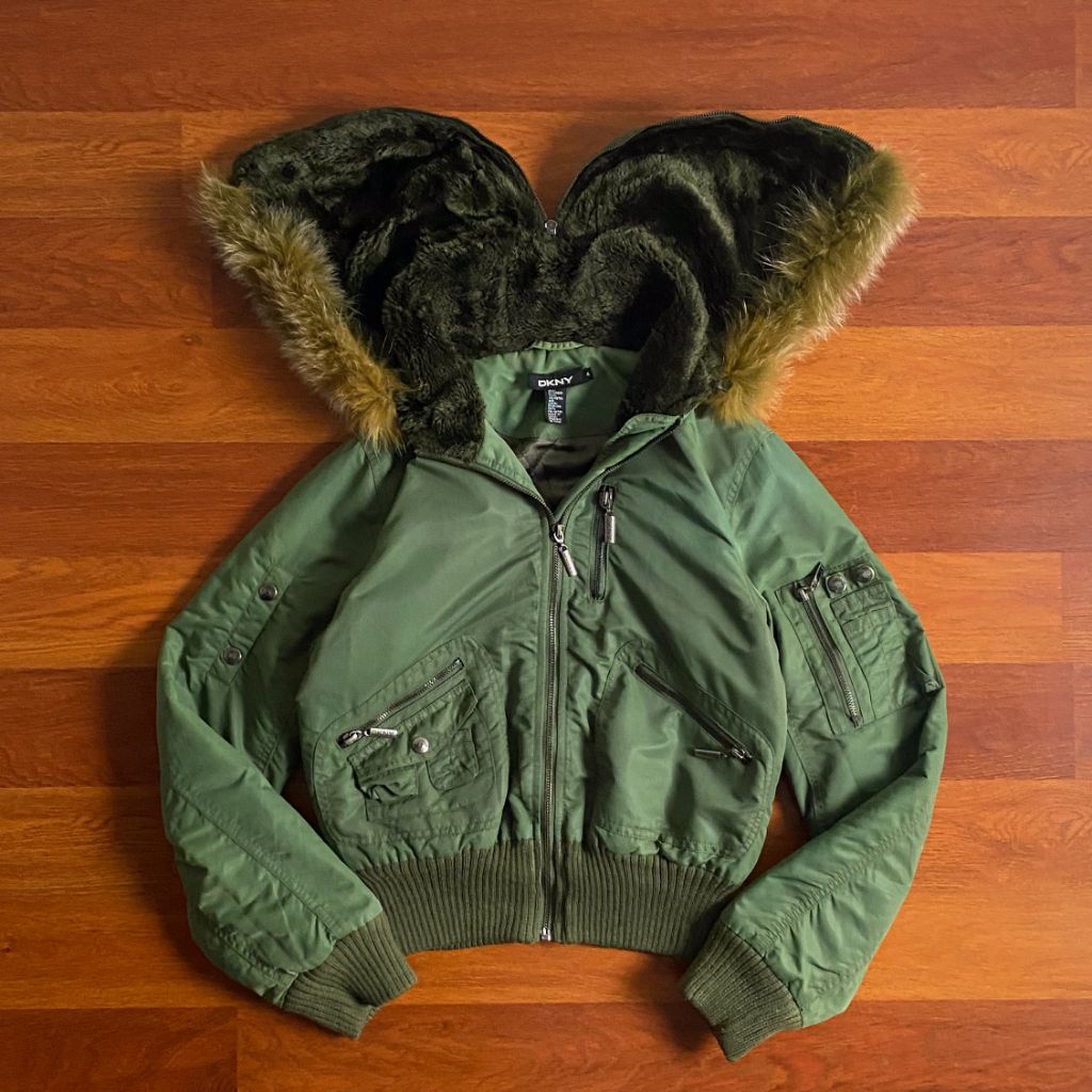 DKNY active N2B military jacket ( L ) woman