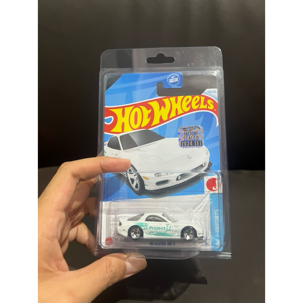 Hot Wheels 95 Mazda RX-7 RX7 Putih FS 2024 Factory Seaeld