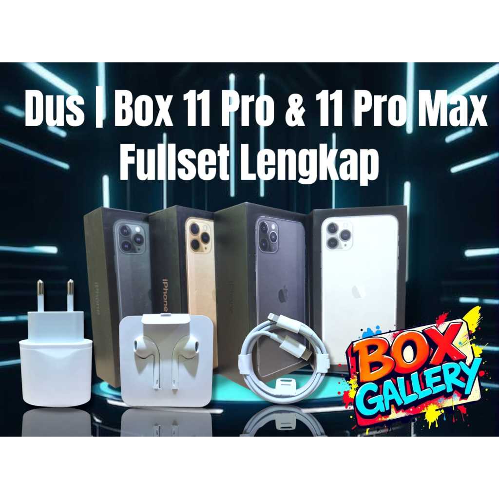 

Box Gallery Dus | Box | Kotak 11 Pro | 11 Pro Max Fullset & Box Only