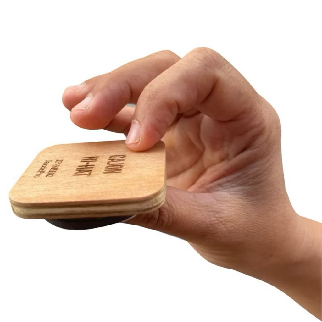 Mini HiHat With Magnet JP-MH02 Horizontal HiHat For Travel Cajon Percussion