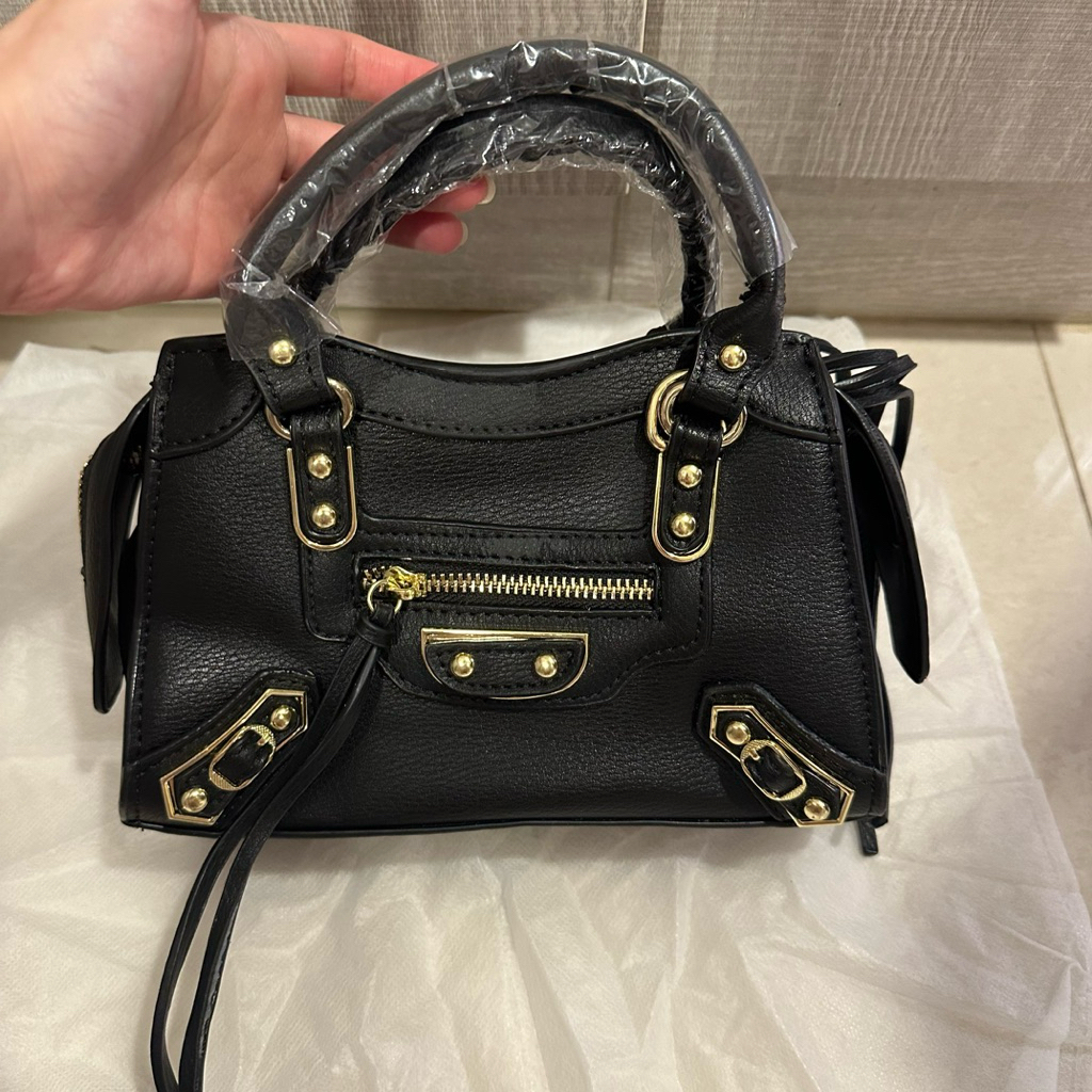 balenciaga neo classic mini (22cm) Black Premium quality import china Tas Selempang Wanita Sling Bag