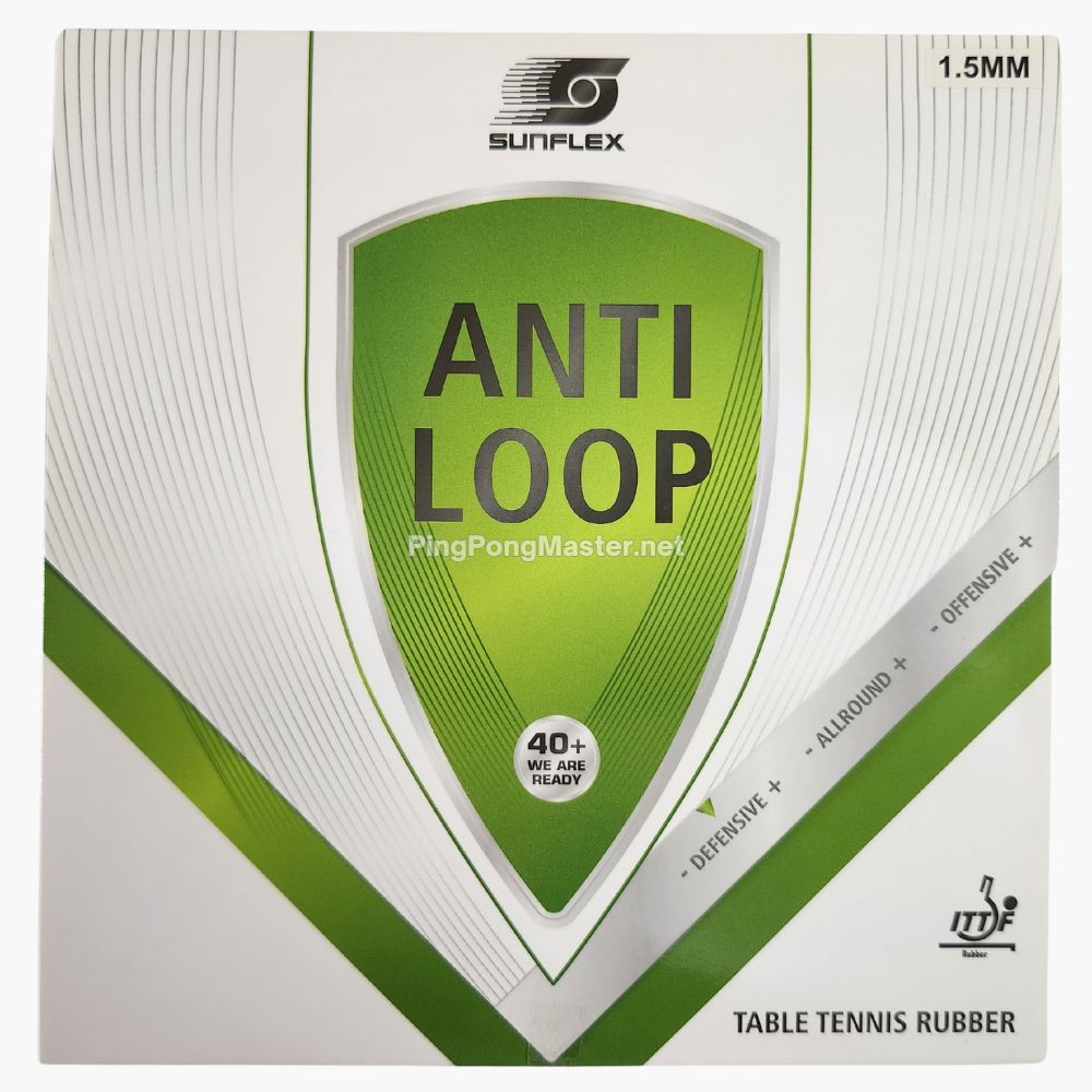 Sunflex Anti Loop - Anti-Spin Rubber Karet Pingpong Bet Tenis Meja Sunflex Antiloop