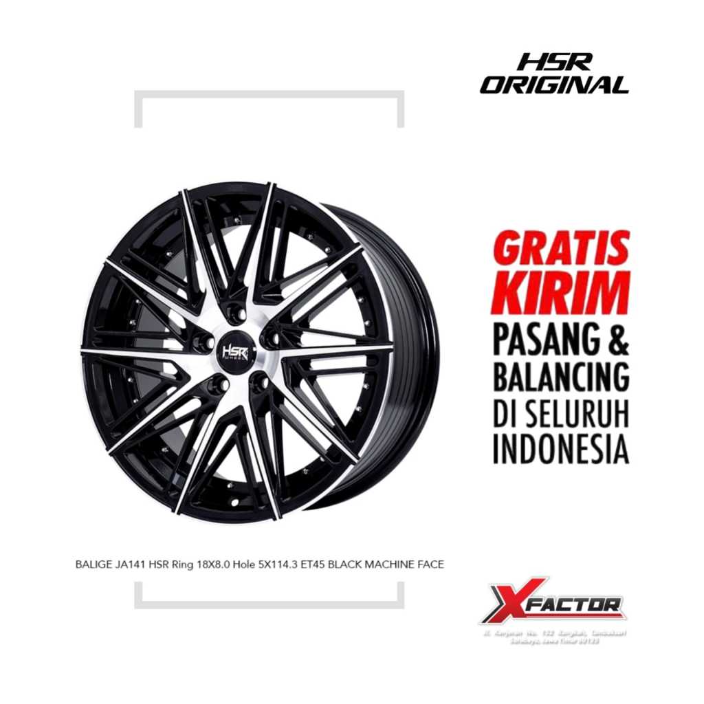 VELG MOBIL HSR R18 HSR BALIGE R18X8 H5X114,3 ET45 BMF