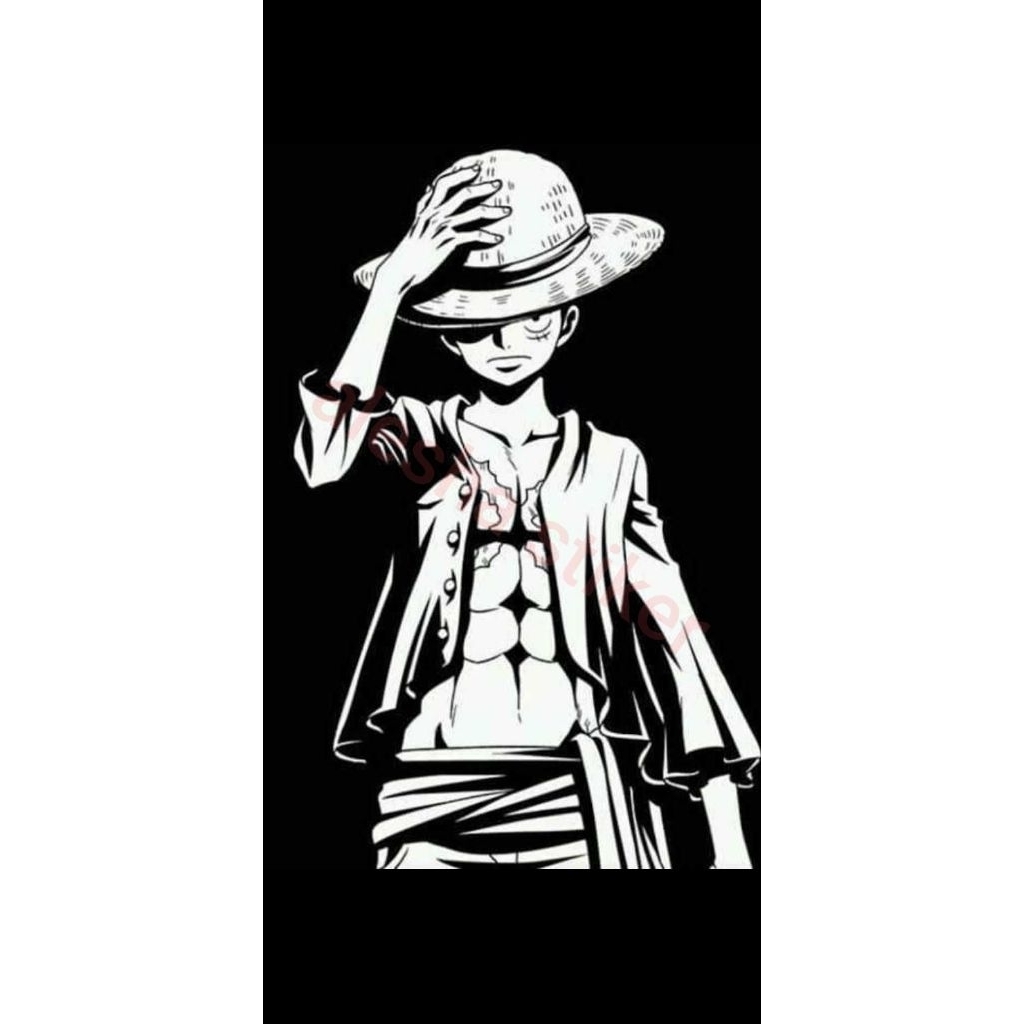 stiker lutfi stiker cutting one piece stiker cutting motor dan mobil