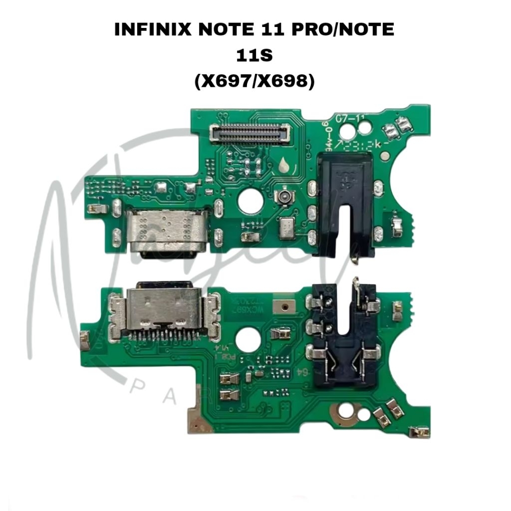 CONECTOR CAS / PCB CAS / PAPAN CAS HP INFINIX NOTE 11 PRO / NOTE 11S (X697/X698)
