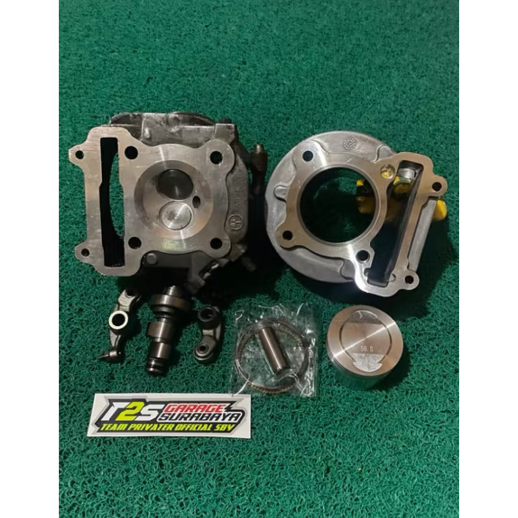 Paket Bore UP Mio 130-150CC Head Klep STD Custom-24/21