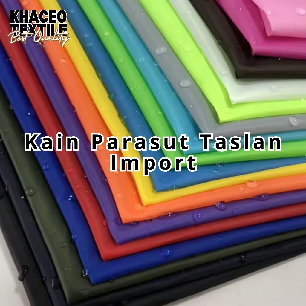 PROMO Kain Parasut Taslan Import Premium/Kain Parasut Waterproof/Kain Anti Air/Kain Taslan