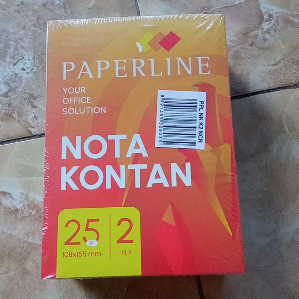 

nota kontan perpack isi 10 pcs