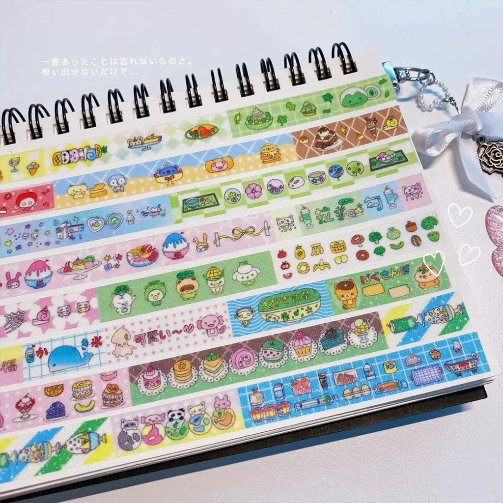 

Wakawaka Washi Tape Washitape Journalling Japan Y2K Kawai Imut Lucu Sticker