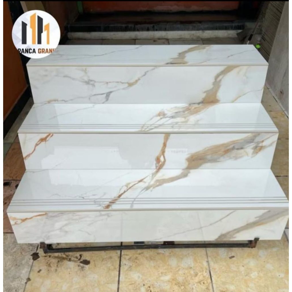 granit anak tangga motif Marble 30x80 20x80 30x90 20x90 30x100 20x100 30x120 20x120 custom ukuran li