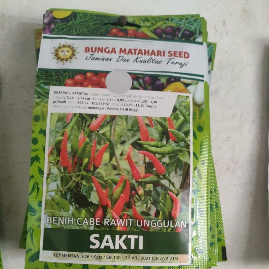

SAKTI CABE RAWIT ISI 500 BUTIR CAP BUNGA MATAHARI