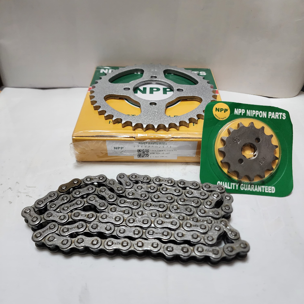 Gear Paket / Gear SET / Gir MOTOR Merk NPP Supra, Supra X, Supra Fit (428-104 15T-40T)