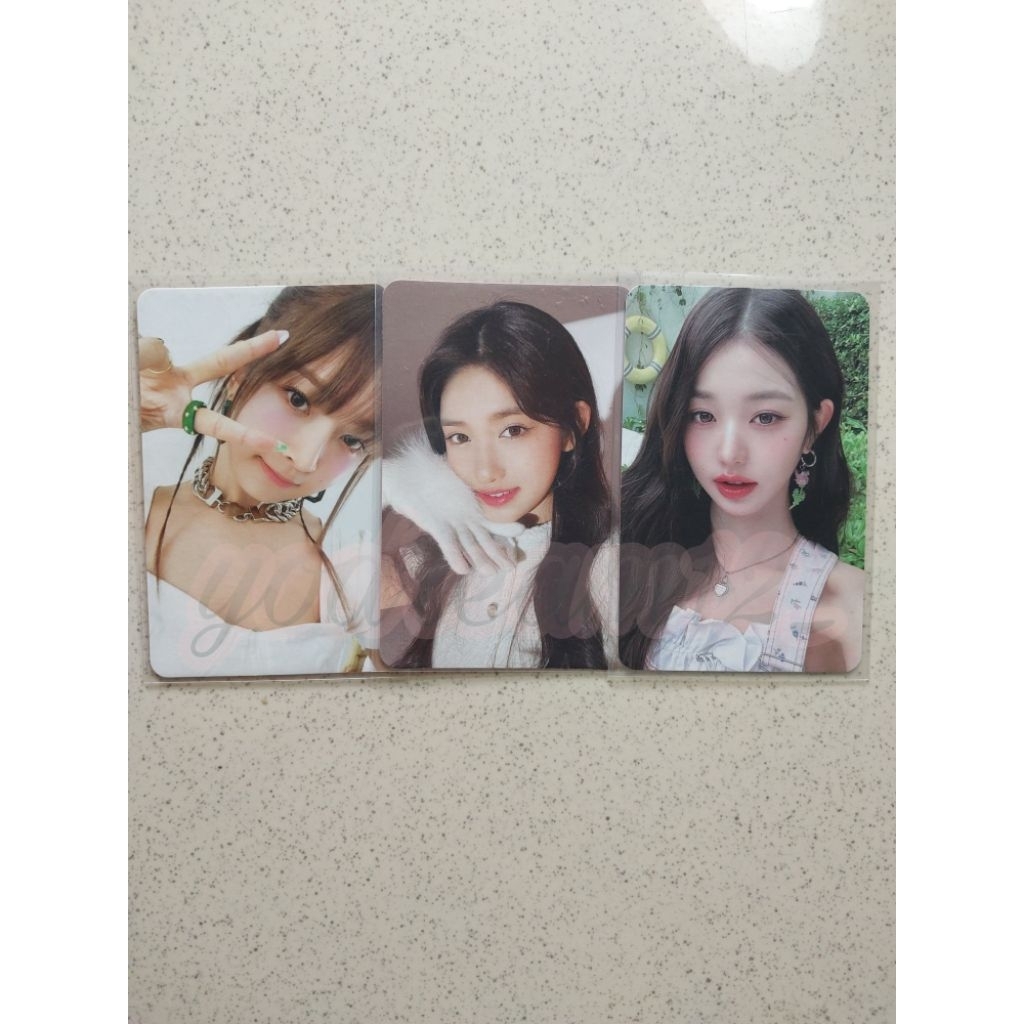 PC PHOTOCARD WONYOUNG REI LEESEO IVE PAPA JOHN'S I'VE MINE LOVE DIVE AFTER LIKE MAGAZINE 2024 SWITCH