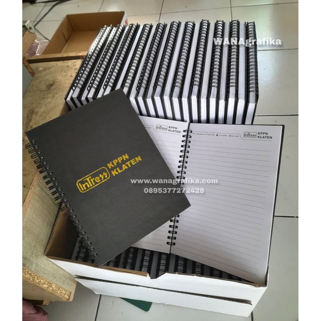 

buku agenda hardcover laminasi DOFF desain FREE