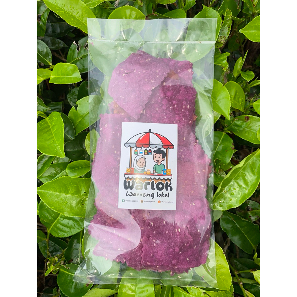 

PANGSIT UBI UNGU RENYAH GURIH ENAK 150gram / CEMILAN ENAK / CEMILAN SEHAT / BIKIN KENYANG
