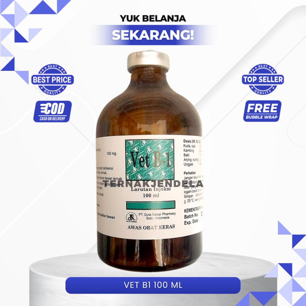 Vet B1 - Vitamin B1 Duta Kaisar 100ml