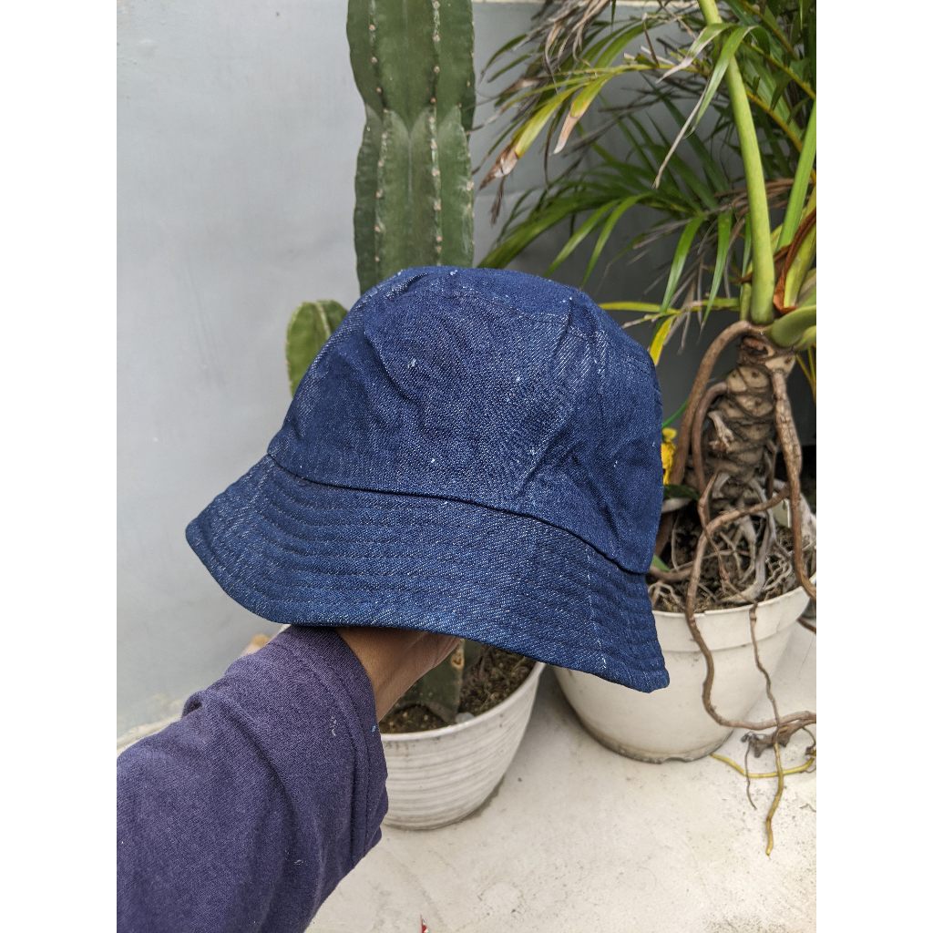 TOPI BUCKET HAT DENIM UNBRAND