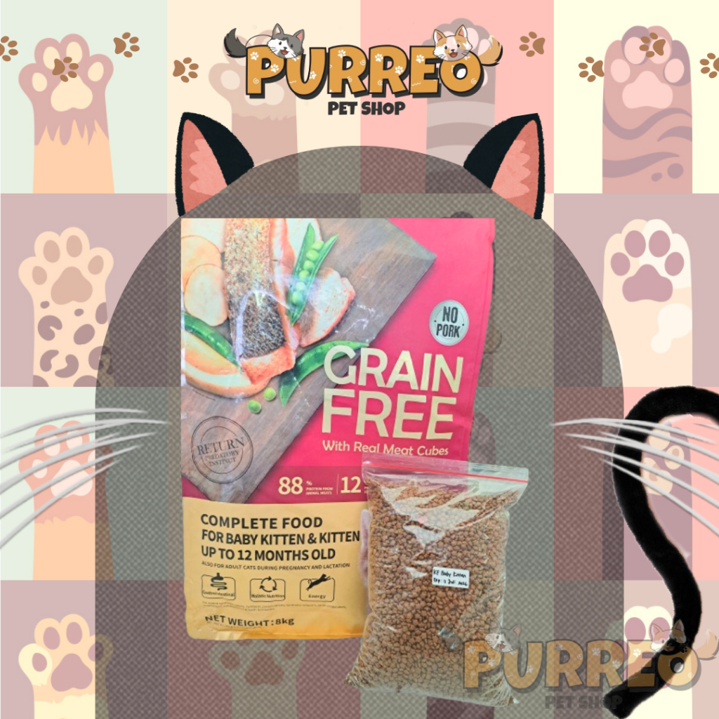 Kitchen Flavor (KF) Baby Kitten & Kitten - Repack 1 kg/500 g / Grain Free Baby Kitten Cat Dry Food