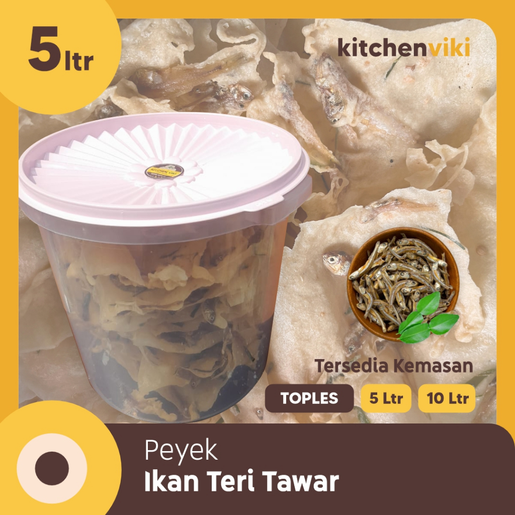 

Peyek Ikan Teri Tawar Toples 5 Liter Kitchen Viki