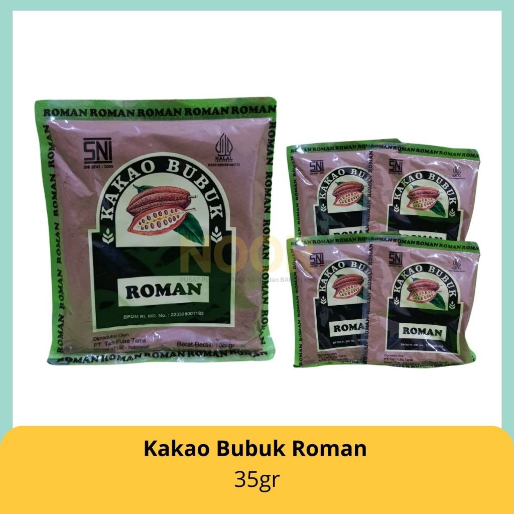 

Roman Bubuk Cokelat Cocoa Powder 35gr Sachet