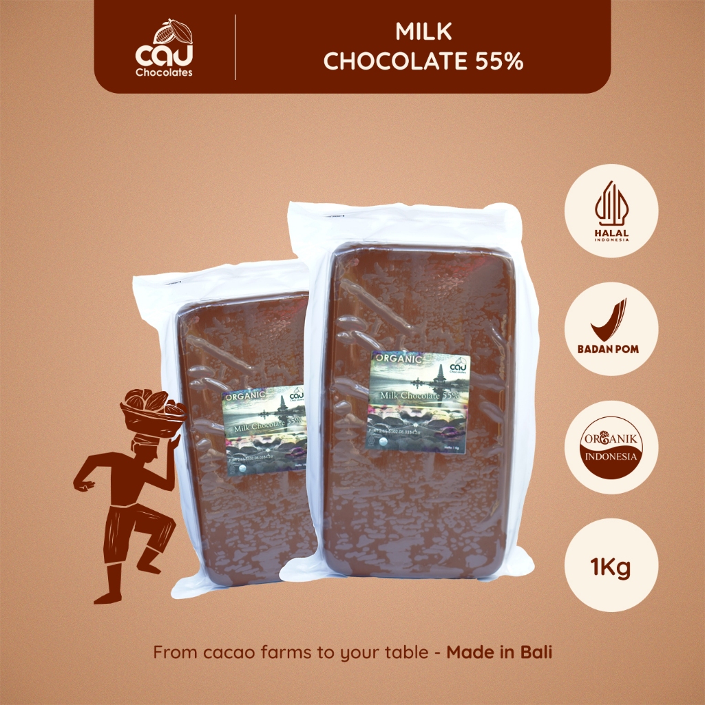 

CAU CHOCOLATES - Organik Dark Chocolate Couverture - 1 kg