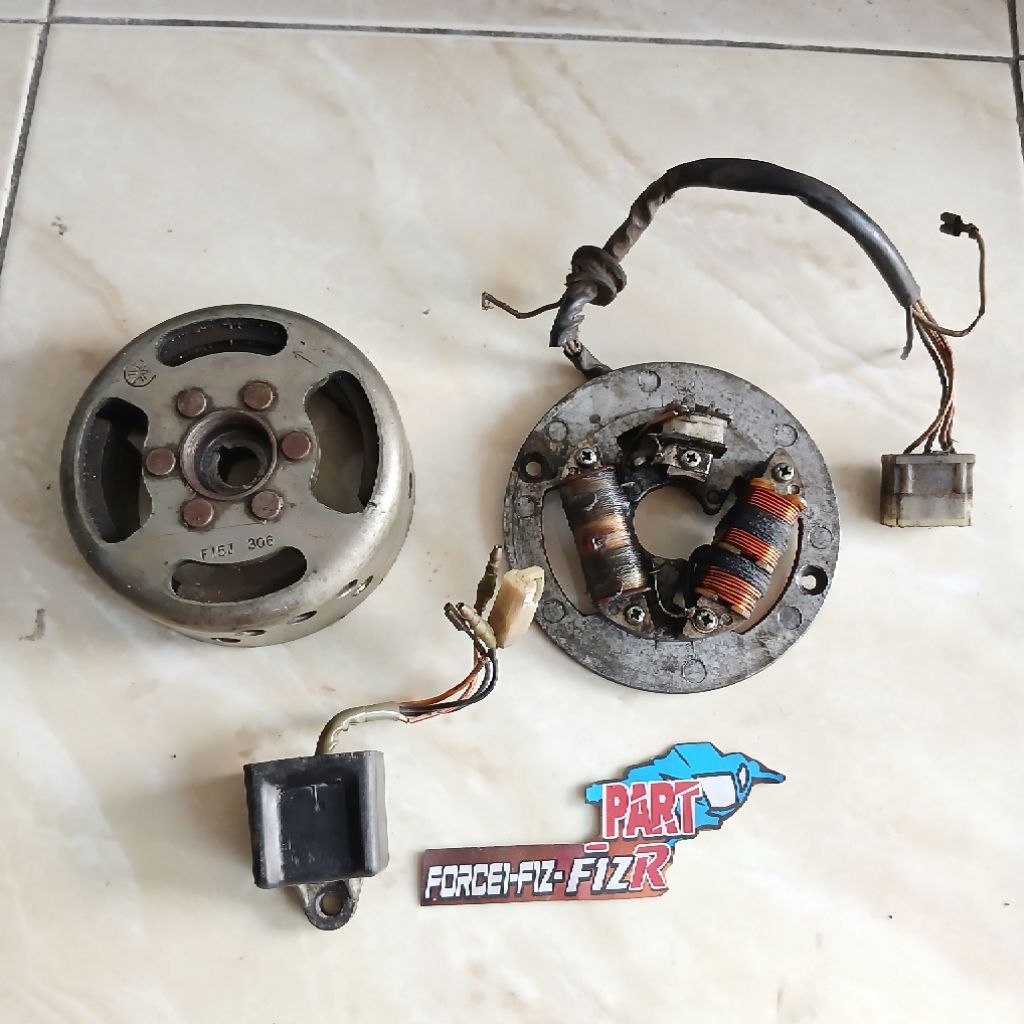 PENGAPIAN FULL SET CDI SPUL MAGNIT ORIGINAL ASLI YAMAHA V80 SUPER DELUXE EXCELLENT