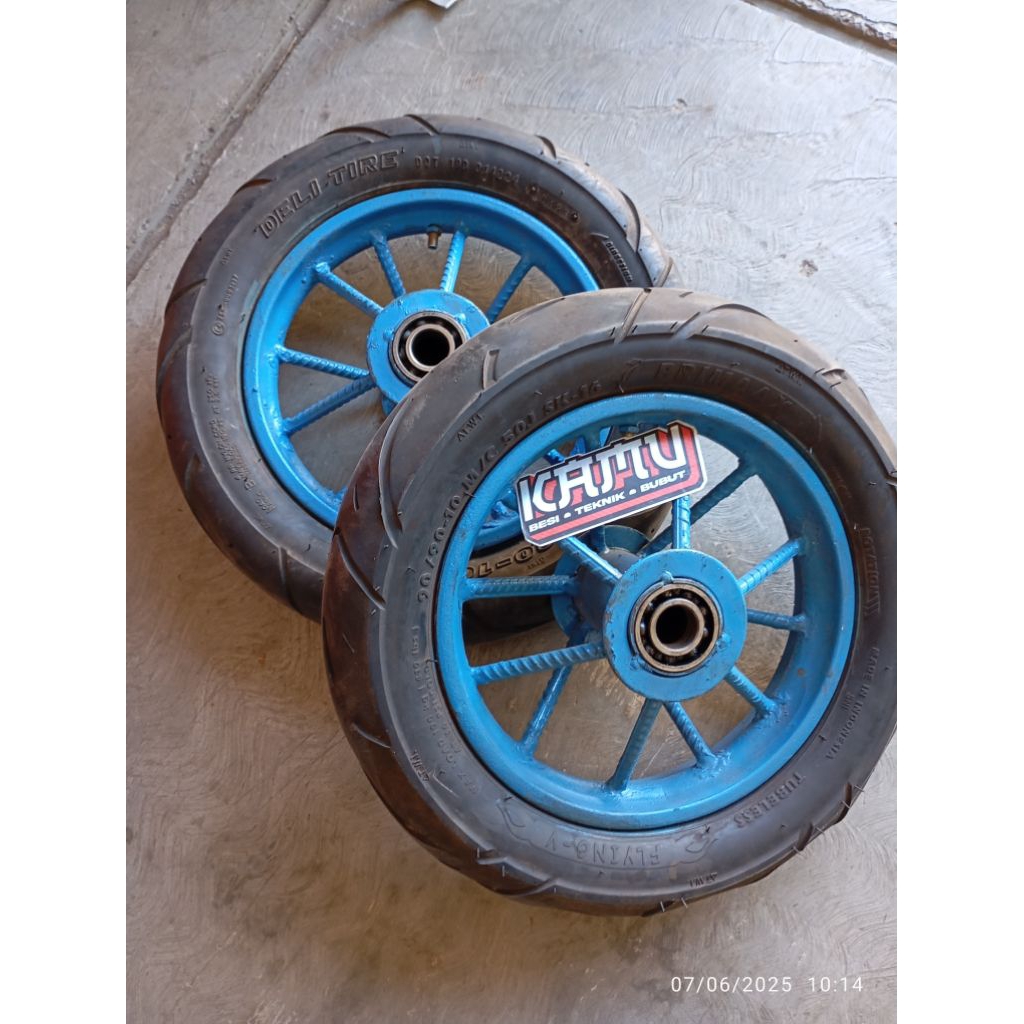 PROMO RODA GROBAK 10 INCH BAN BEKAS SATU PASANG