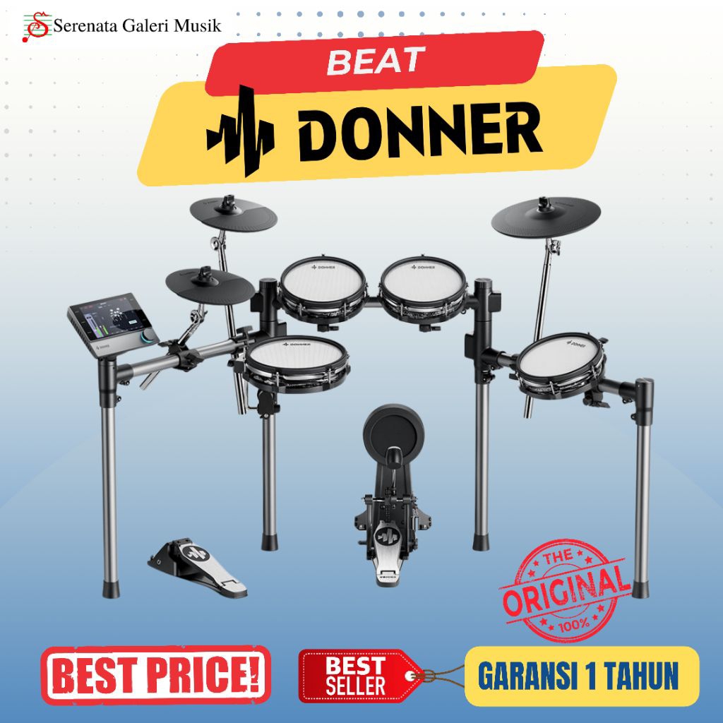 Donner Beat Electric Drum Set - Drum Elektrik
