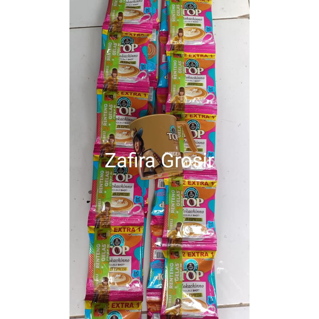 

kopi top mocacino 1 renceng isi 15 pcs