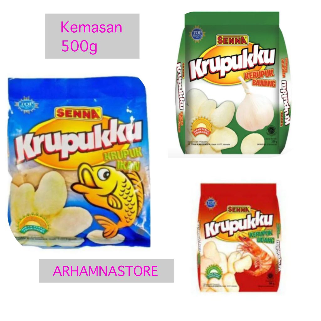 

Senna Kerupuk 500g Krupukku tidak perlu dijemur