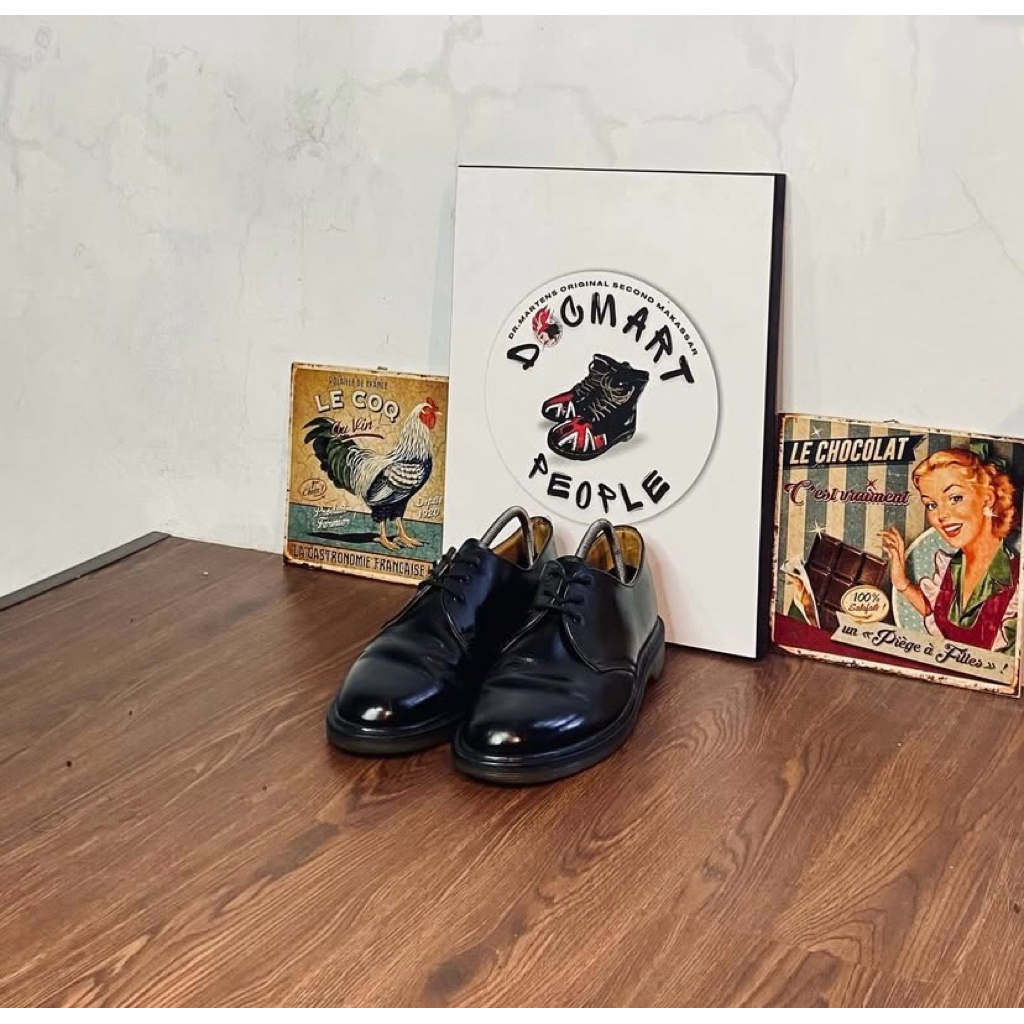 Dr Martens 1461 Pw Black Smooth