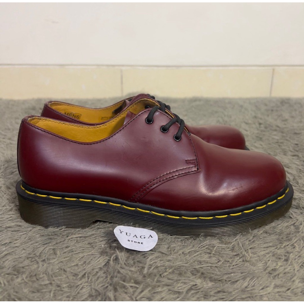 (Size 38) Dr Martens 1461 Red Cherry smooth  Original