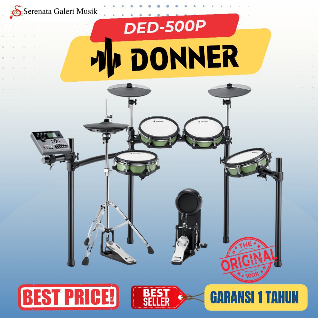 Donner DED 500 Pro Electric Drum Set- Drum Donner DED 500P