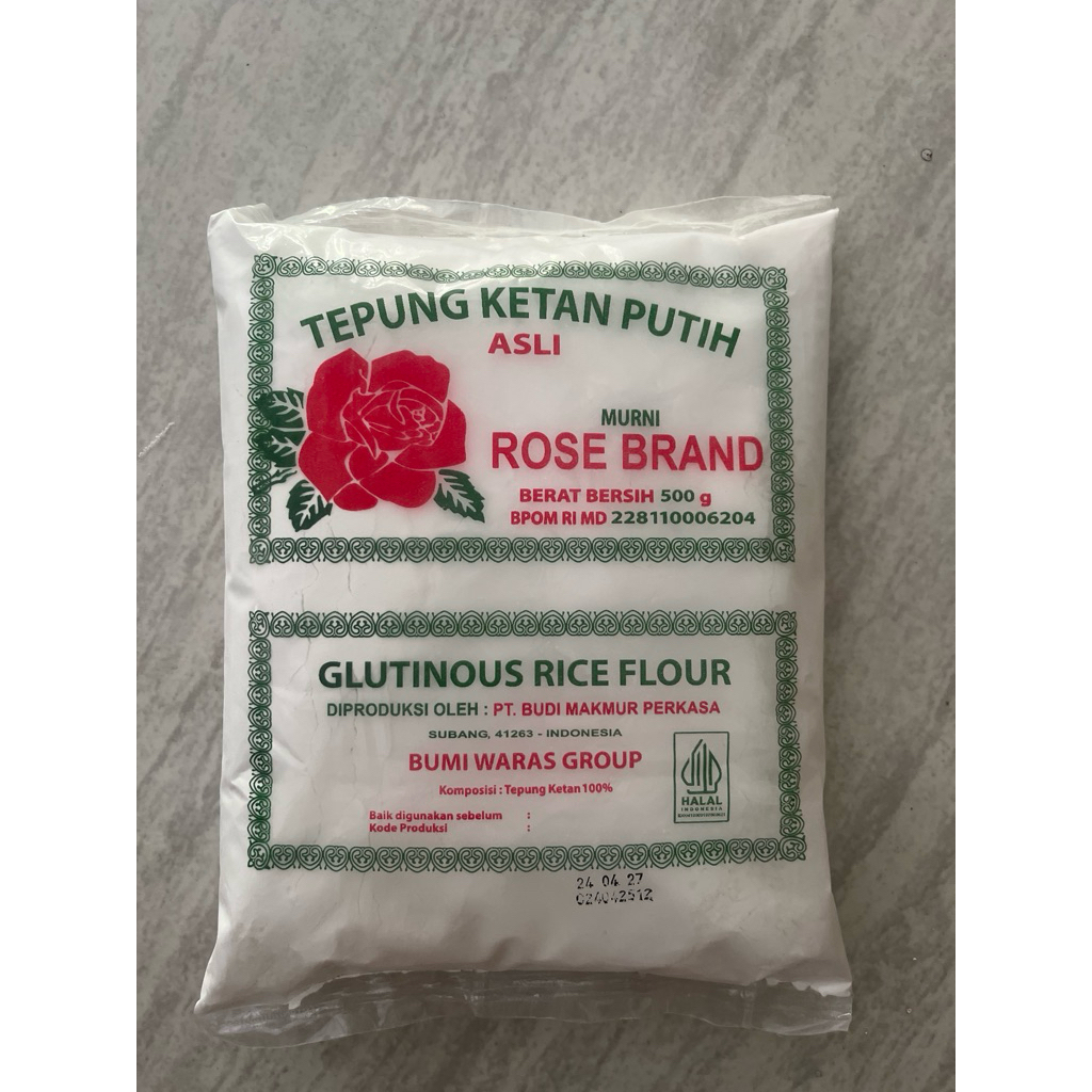 

Tepung Ketan Rosebrand 500gr