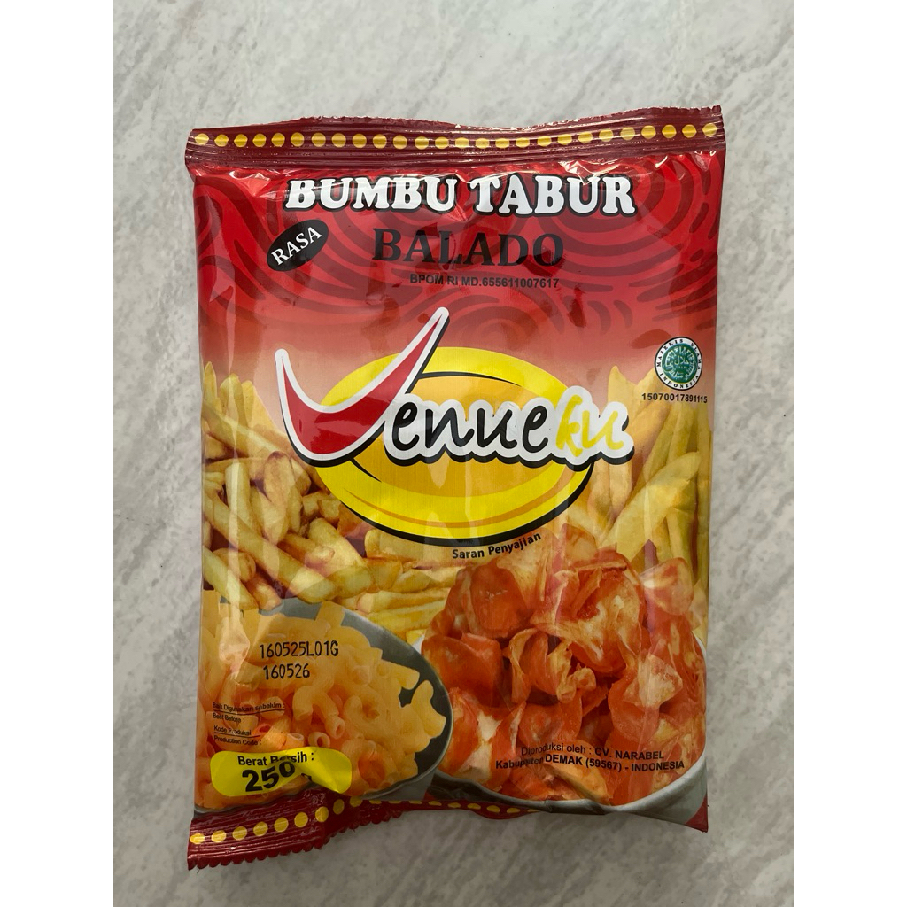 

Venueku Bumbu tabur Balado