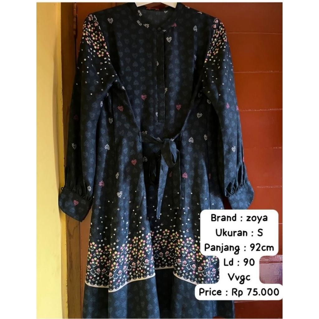 Preloved Tunik Merk Zoya ori